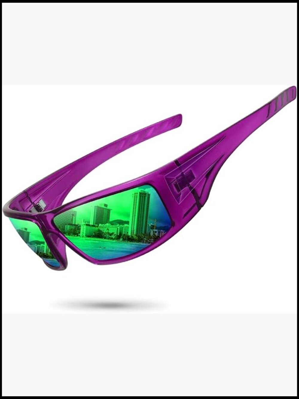 Polarized Sports Sunglasses Unbreakable Frame UV400 Protection